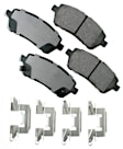 2014 Ford Fiesta - Front Ceramic Brake Pad Set, With Rear Drum, FWD, With Standard Brakes, ProACT Series