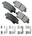2012 Hyundai Elantra - Rear Ceramic Brake Pad Set, FWD, ProACT Series