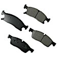 2016 Jeep Grand Cherokee - Front Ceramic Brake Pad Set, RWD, with Standard Caliper, with Heavy Duty Brakes, Pro-ACT Series