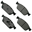 ACT1645 Front Pro-ACT Series Ceramic Brake Pad Set