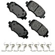 ACT1809 Rear Pro-ACT Series Ceramic Brake Pad Set