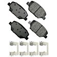 ACT1886 Front Pro-ACT Series Ceramic Brake Pad Set