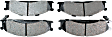 ACT333 Front Pro-ACT Series Ceramic Brake Pad Set