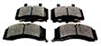 1996 GMC Yukon - Front Ceramic Brake Pad Set, 5.7L 8Cyl, RWD, Police Package, Pro-ACT Series