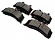 1996 GMC Yukon - Front Ceramic Brake Pad Set, 5.7L 8Cyl, RWD, Police Package, Pro-ACT Series
