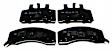 1996 GMC Yukon - Front Ceramic Brake Pad Set, 5.7L 8Cyl, RWD, Police Package, Pro-ACT Series