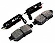1985 Honda Prelude - Rear Ceramic Brake Pad Set, 2.0L 4Cyl, FWD, Pro-ACT Series