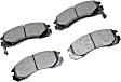 1999 Mitsubishi Galant - Front Ceramic Brake Pad Set, 2.4L 4Cyl, With Rear Disc, FWD, Pro-ACT Series