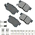 1998 Acura CL - Rear Ceramic Brake Pad Set, FWD, Pro-ACT Series