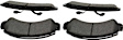 ACT607 Front Pro-ACT Series Ceramic Brake Pad Set
