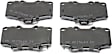 ACT611 Front Pro-ACT Series Ceramic Brake Pad Set