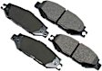2000 Lexus SC300 - Rear Ceramic Brake Pad Set, 3.0L 6Cyl, RWD, Pro-ACT Series