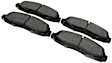 2003 Ford F-150 - Front Ceramic Brake Pad Set, 4.2L 6Cyl, 4WD, 5-Lug Wheels, With Standard Brakes, Pro-ACT Series