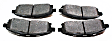 ACT691 Front Pro-ACT Series Ceramic Brake Pad Set