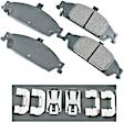 2003 Pontiac Grand Am - Front Ceramic Brake Pad Set, 2.2L 4Cyl, FWD, Pro-ACT Series
