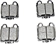 2010 Lexus SC430 - Rear Ceramic Brake Pad Set, 4.3L 8Cyl, RWD, Pro-ACT Series