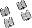 2010 Lexus SC430 - Rear Ceramic Brake Pad Set, 4.3L 8Cyl, RWD, Pro-ACT Series