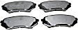 1999 Lexus LX470 - Rear Ceramic Brake Pad Set, 4.7L 8Cyl, 4WD, Pro-ACT Series