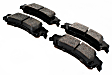 2003 Chevrolet Silverado 1500 - Rear Ceramic Brake Pad Set, 5.3L 8Cyl, RWD, Extended Cab, Pro-ACT Series