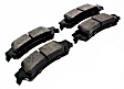 2003 Chevrolet Silverado 1500 - Rear Ceramic Brake Pad Set, 5.3L 8Cyl, RWD, Extended Cab, Pro-ACT Series