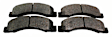 ACT824 Front Pro-ACT Series Ceramic Brake Pad Set