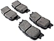 2005 Toyota Camry - Rear Ceramic Brake Pad Set, 3.0L 6Cyl, FWD, Japan Production, Pro-ACT Series