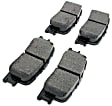 2005 Toyota Camry - Rear Ceramic Brake Pad Set, 3.0L 6Cyl, FWD, Japan Production, Pro-ACT Series