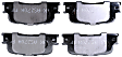2005 Toyota Camry - Rear Ceramic Brake Pad Set, 3.0L 6Cyl, FWD, Japan Production, Pro-ACT Series