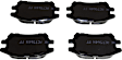ACT930 Front Pro-ACT Series Ceramic Brake Pad Set