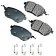 ACT969A Front Pro-ACT Series Ceramic Brake Pad Set
