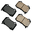 ASP1053 Rear Performance Series Ceramic Brake Pad Set