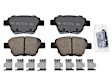 5K0698451D Rear Semi-metallic Brake Pad Set