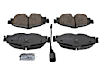 EUR 1760 Front OE Replacement Series Ceramic Brake Pad Set