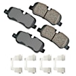 EUR1099A Rear Euro Series Ceramic Brake Pad Set