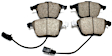EUR1111 Front Euro Series Ceramic Brake Pad Set