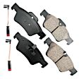 2008 Mercedes Benz R350 - Rear Ceramic Brake Pad Set, 3.5L 6Cyl, AWD, Euro Series