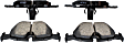 EUR1239 Rear Euro Series Ceramic Brake Pad Set