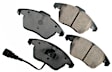 EUR1319 Front Euro Series Ceramic Brake Pad Set