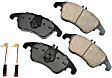 EUR1342 Front Euro Series Ceramic Brake Pad Set