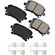 EUR1348A Rear Euro Series Ceramic Brake Pad Set