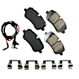 EUR1692 Rear Euro Series Ceramic Brake Pad Set