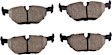 EUR396 Rear Euro Series Ceramic Brake Pad Set