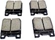 EUR603 Rear Euro Series Ceramic Brake Pad Set