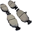 EUR688A Rear Euro Series Ceramic Brake Pad Set