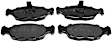 EUR688A Rear Euro Series Ceramic Brake Pad Set