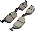 EUR763 Rear Euro Series Ceramic Brake Pad Set