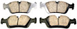 EUR781 Front Euro Series Ceramic Brake Pad Set