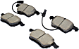 EUR840 Front Euro Series Ceramic Brake Pad Set