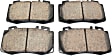 EUR847 Front Euro Series Ceramic Brake Pad Set