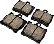 EUR848 Rear Euro Series Ceramic Brake Pad Set